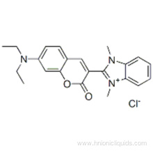 2-[7-(diethylamino)-2-oxo-2H-1-benzopyran-3-yl]-1,3-dimethyl-1H-benzimidazolium chloride CAS 29556-33-0